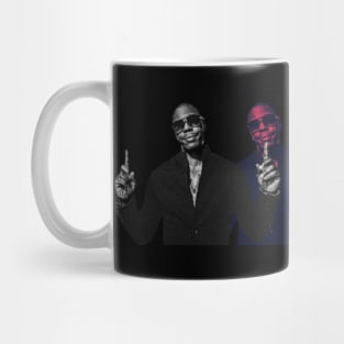 dave chapelle four color style Mug